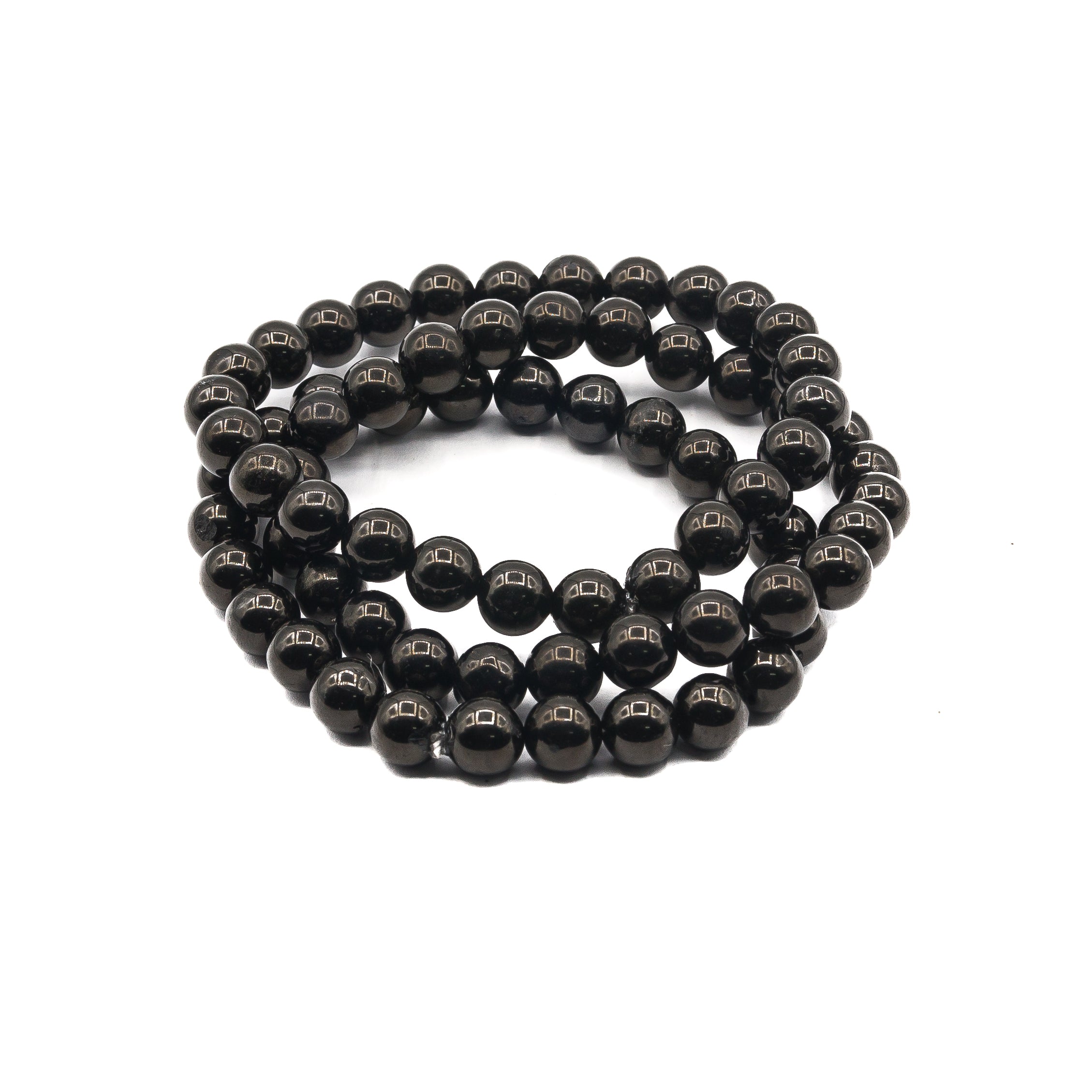 Bracelet - Jet 8 mm